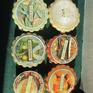 YANKEE CANDLE WAX MELTS/TARTS/6 ASSORTED/NEW OLD STOCK